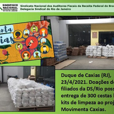 DS/Rio doa cestas básicas à população carente de Duque de Caxias