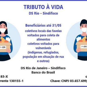 Tributo à Vida: Doações de maio ajudarão coletivos que atuam com populações vulneráveis
