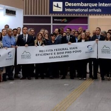 Mobilização dos Auditores-Fiscais no Rio chega ao setor aduaneiro