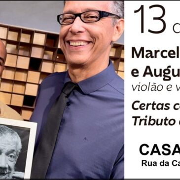 Auditor-Fiscal Augusto Martins convida para o show “Certas Coisas” no Centro do Rio (13/5)